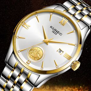 Montre pour homme haut de gamme, personnalisée, avec cadran à fenêtre calendrier, mouvement suisse, style business et mode. - Product Image 2