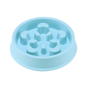 Hochwertige Slow Feeder <span class=keywords><strong>Dog</strong></span> <span class=keywords><strong>Bowl</strong></span> aus Kunststoff Rutsch feste Haustiers chale mit rutsch festem Boden für Camping für Katzen - Product Image 1