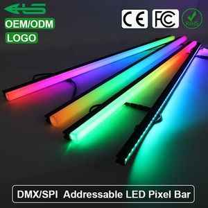 ODM SPI Artnet <strong>DMX</strong> <strong>LED</strong> Pixel <strong>LED</strong> Bars Digital 12/24/36V <strong>RGB</strong> RGBW <strong>DMX</strong> <strong>LED</strong> Pixel Bar <strong>DMX</strong> for Music Liver Stage Lights - Product Image 1