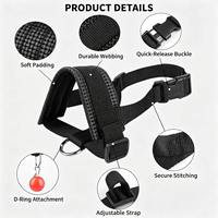 Masque pour chien réglable et durable, anti-morsure, anti-aboiement, en éponge souple, sangle en nylon, boucle à dégagement rapide, respirant, accessoire de sécurité