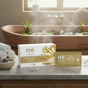 TTO Thermal Seaweed Rice Extract Clay Centella 12 piezas, mascarilla facial herbal de limpieza profunda con niacinamida, reduce los poros, renueva la piel y calma el rostro. - Product Image 3