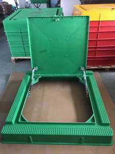 Automatic Flip Gas Station <strong>Manhole</strong> <strong>Cover</strong> Non-Bearing <strong>Manhole</strong> <strong>Cover</strong> Square <strong>1000X1000</strong> <strong>Manhole</strong> <strong>Cover</strong> - Product Image 4