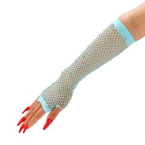 Guantes de Diamantes de Colores al por Mayor, Inspirados en Redes de Pesca Elásticas, para Deportes al Aire Libre, Entretenimiento, Ejercicio, Senderismo y Montañismo - Product Image 5