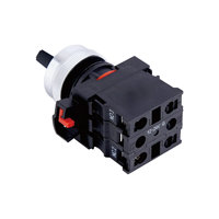 ELEWIND Commutateur à bouton-poussoir 2NO 22mm 3 positions (PB226-20X/31)