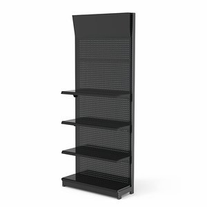Thickened Pegboard Shelves 0.8mm Backplate 2.5mm Bracket Supermarket Display Rack - Product Image 3