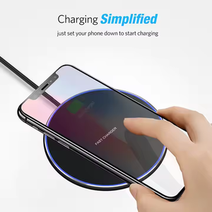 Tùy Chỉnh In Ấn Xách Tay 15W Thông Tư Sạc Không Dây Cho Iphone Siêu Mỏng Handfree Ánh Sáng Pd 9V/2A Cho Máy Tính Để Bàn Sử Dụng - Product Image 3