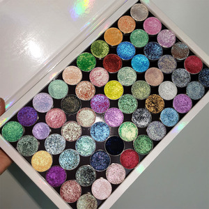 <span class=keywords><strong>Eyeshadow</strong></span> Palette nhà sản xuất cao sắc tố trang điểm ép <span class=keywords><strong>Eyeshadow</strong></span> nhãn hiệu riêng duy nhất Duochrome Eye Shadow Palette - Product Image 1