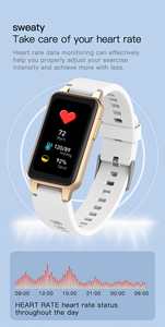 Fitness Tracker Q2 L16 Smart Bracelet Watch 1.47 Inch Real-time Dynamic Heart Rate Waterproof Blood for Ios Android L16 Smart Wa - Product Image 3