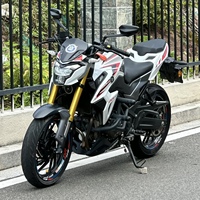 Moto de rue à essence Haojue Dr300 d'occasion, 300 cm³, bicylindre, refroidissement par eau, ABS, haute performance >180 km/h