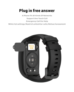 Elder Wearable Alert Smart Watch cổ tay hoảng loạn gọi khẩn cấp nút GPS SOS dây đeo cổ tay rơi phát hiện báo động Vòng đeo tay - Product Image 3