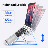 Support pour ordinateur portable pliant Portable support pour ordinateur portable réglable support pour ordinateur portable pour bureau école cadeau support pour ordinateur portable