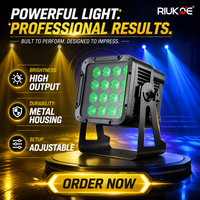 Projecteur PAR LED RGBWA UV à tête mobile avec écran couleur TFT, DMX512 sans fil/APP WiFi, éclairage de scène pour événements et mariages en intérieur
