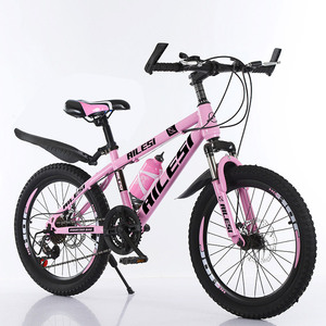 1 Vélo de montagne à une vitesse en acier de 20 pouces pour filles et garçons de 6 à 15 ans avec fourche et roues - Cadeau pour enfants - Product Image 4