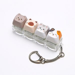 Cat Keycaps Finger Button Decompression Shaft Tester Detachable Keycaps Mechanical <b>Keyboard</b> Switch Tester Stress Relief Pendant - Product Image 4
