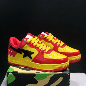 Calzado Deportivo Transpirable y Moderno de Piel Sintética - Zapatos Casuales de Estilo Bapees para Hombre, Populares y Originales, con Camuflaje de Algodón - Product Image 2