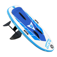 SUP usine OEM vente en gros, panneau d'aile personnalisé CE, ensemble d'ailes de voile gonflable, panneau d'aile avec planche de surf
