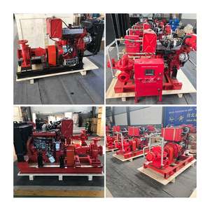 Pompa ad acqua antincendio di alta qualità 100m con motore Diesel grande motore centrifugo diesel pompa scatola di imballaggio - Product Image 3