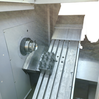 Venta Directa de Fábrica, Torno CNC de Cama Inclinada Horizontal de Tres Ejes Multifuncional de Alto Rendimiento con Control GSK para Procesamiento de Metales