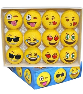 Chất lượng tốt màu quả bóng golf hộp bán đầy màu sắc golfball emojy sử dụng Mini Golf Bóng Bộ quà tặng - Product Image 1
