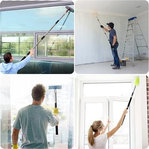 Qiyun 3 Sections 3.7 Mètres Intérieur Twist Lock Pôle D'extension Télescopique En Aluminium Pour La <span class=keywords><strong>Peinture</strong></span> Et Le Nettoyage Et Ouvre-Fenêtre - Product Image 6
