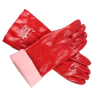 Pvc Fully Immersed Multifunctional Chemical Resistant Work Gloves Special Operation Thickened Wear-Resistant Protective Gloves
