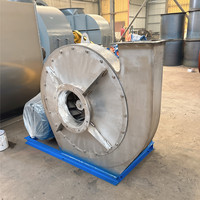 Ventilateur centrifuge d'aspiration 37 kW, ventilateur de conduit, extracteur de fumée de chaudière, ventilateur industriel à tirage induit, pales en acier inoxydable
