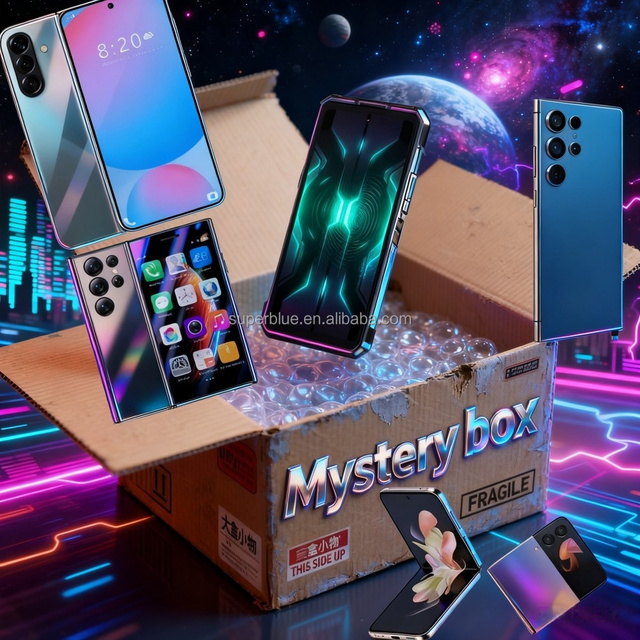 Mystery Box Blind 100% PHONE 108MP Rear Camera Octa Core CPU CDMA LTE 5G Dual SIM HD AMOLED Display Spanish French Language
