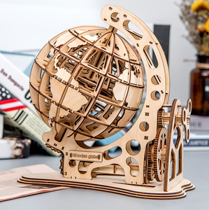 <span class=keywords><strong>Globe</strong></span> en <span class=keywords><strong>bois</strong></span> <span class=keywords><strong>puzzle</strong></span> <span class=keywords><strong>3D</strong></span> jouet éducatif pour enfants et adultes - Product Image 2