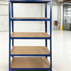 Warehouse Shelving <b>Unit</b> Metal <b>Storage</b> Garage Shelves Adjustable Corrosion Powder Coated Boltless Rack - Product Image 1
