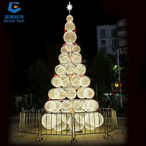 SGML41 Grandes décorations de Noël et de Thanksgiving pour l'extérieur, décorations de festival commerciales, imperméables, motif de tunnel en forme de cœur 3D, lumière - Product Image 6