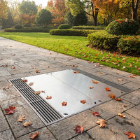 Couvercle de manhole haute résistance antivol et anticorrosion avec cadre pour routes municipales, allées, égouts et drainage