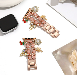 <span class=keywords><strong>Bracelet</strong></span> de montre en acier inoxydable de luxe, élégant, avec chaîne en jean et boucle durable étanche pour montre - Product Image 2