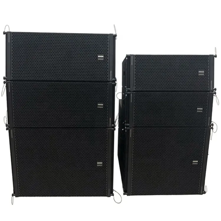 SHOW L210 Dual 10 Polegada 3 Unidade 2 Way DJ Equipamento Speaker Invertendo Áudio Linha Matriz Alto-falantes Som Profissional Palco