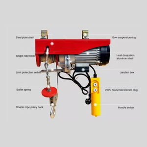 PA Chất lượng cao Wire Rope Lift <span class=keywords><strong>Micro</strong></span> Palăng điện pa200 - Product Image 3