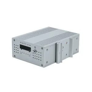 Din rail fixed electronic control equipment aluminum enclosure box
