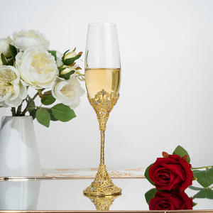 Verre à vin à bulles décorées, style vintage, haut <span class=keywords><strong>de</strong></span> gamme, en cristal, sur pied, coffret cadeau - Product Image 3
