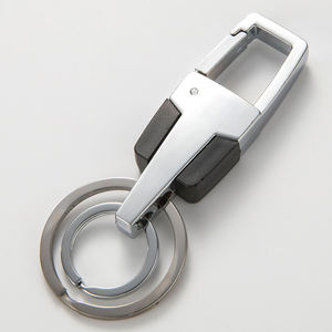 <span class=keywords><strong>Porte</strong></span>-clés en cuir de <span class=keywords><strong>luxe</strong></span> pour hommes styliste avec logo personnalisé <span class=keywords><strong>Porte</strong></span>-clés en fer inoxydable de <span class=keywords><strong>marque</strong></span> pour hommes pour la promotion - Product Image 6