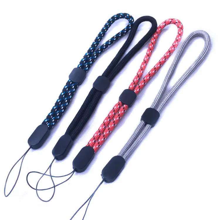 high quality fashion anti-lost wrist strap 5*180mm round cord for game handle /U disk /Camera /cell phone / car keys /cup