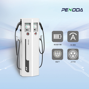 Oem Odm Hoog Vermogen 22kw 11kw 7kw Dubbel Pistool Ev Oplader Nieuwe Vloer Gemonteerd Snellaadstation Ocpp1.6 Wifi Ccs Type2 Ev - Product Image 3