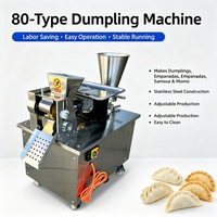 Nouvelle machine industrielle automatique de fabrication de raviolis, ligne de production commerciale d'empanadas, samosas, momos, en acier inoxydable 304, 3600 pièces/h