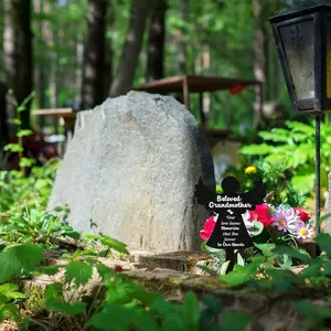 Memorial Graveyard lempengan male Mark Memorial Angel plakat Grave tahan air taman menghias pemakaman luar ruangan halaman