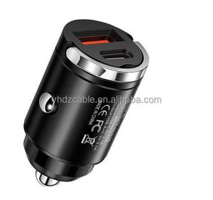 ที่ชาร์จในรถยนต์แบบเร็ว 30W รองรับ PD+QC3.0 พอร์ต USB และ Type-C สำหรับโทรศัพท์มือถือทุกชนิด - Product Image 2