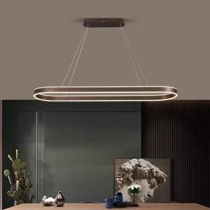 Haute qualité couleur or restaurant bar pendentif lumière atmosphère confortable bureau aluminium doré LED <span class=keywords><strong>lustre</strong></span> - Product Image 4