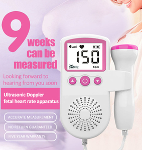 Monitor Doppler Fetal Portátil para la Frecuencia Cardíaca Fetal, Instrumento Veterinario para Monitoreo del Bebé en Casa, Disponible en Stock - Product Image 3