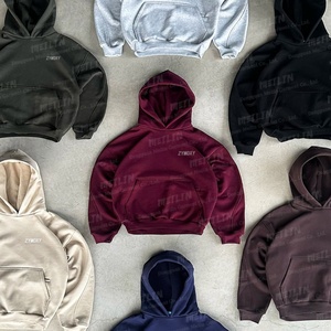Wholesale Custom Multiple Color Jogging <b>Set</b> Gym Use Loose Fit Tracksuit Heavyweight Oversized Baggy Sweatpants and Hoodies <b>Set</b> - Product Image 4