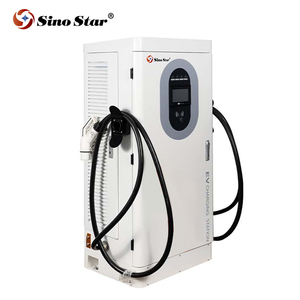 Nouvelle borne de recharge DC double pistolet CCS2 60 kW pour voiture électrique européenne, montage sur pied, câble de 5 m, personnalisable en usine - Product Image 2