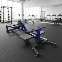 Máquina de remo T-Bar con carga de placas Bickfit para gimnasio comercial, máquina de entrenamiento de fuerza de alta resistencia para ejercitar los músculos de la espalda