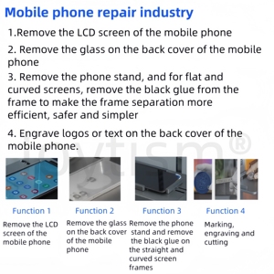 Tbk 958zu tbk958zp/tbk 958ze/958z máy laser UV máy tách màn hình Laser khu vực làm việc lớn Phạm vi làm việc ánh sáng màu tím - Product Image 3