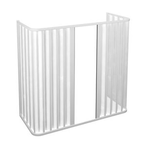 Cabine de douche à trois côtés Sofie Lux 70x160x70cm, verre de 6mm d'épaisseur avec porte pliante, cadre en aluminium brossé pour hôtels et villas - Product Image 1