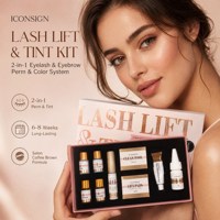 Kit de rehaussement et teinture des cils, kit de permanente et teinture pour cils, ensemble de teinture pour sourcils, logo personnalisé